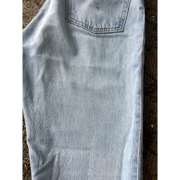 Levis Light Wash 501s. Button Closure 26X28" Small Stain - Picture 5 of 6